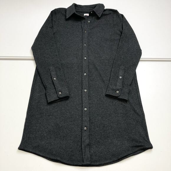 Faherty Dresses & Skirts - Faherty Legend Sweater Dress Woman’s Heather Black Twill Size Small 188$